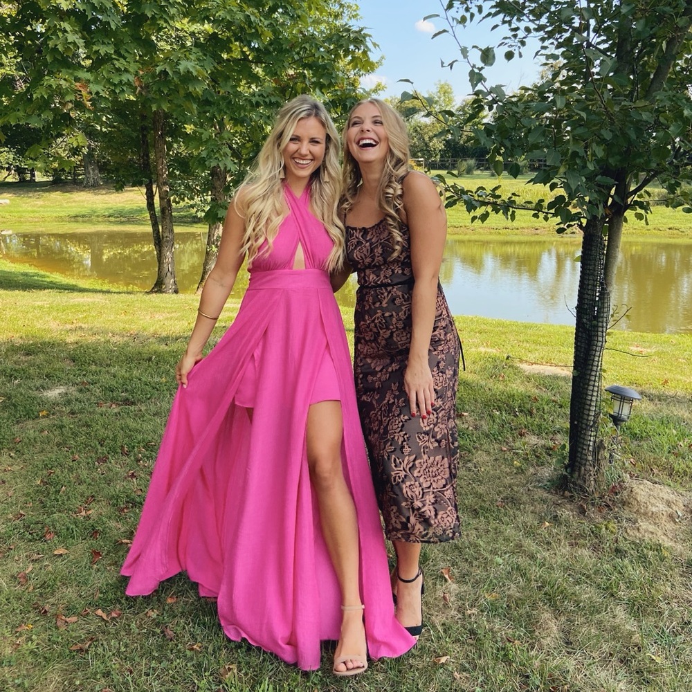 Hot Pink Maxi Dress